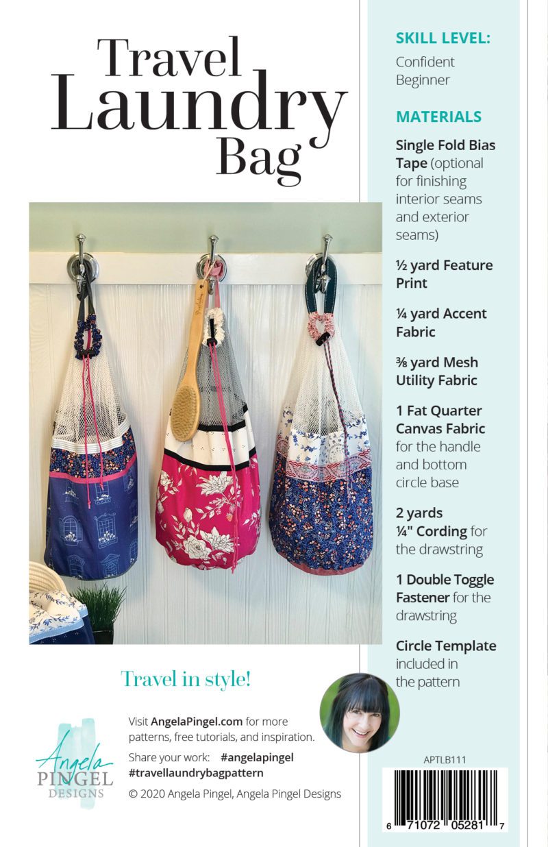 Travel Laundry Bag | Digital PDF Pattern